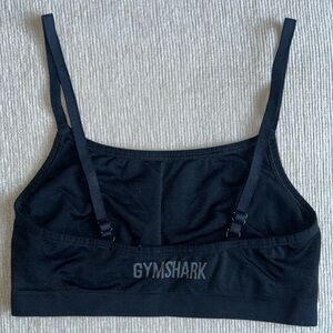 Gymshark Black Seamless Scoop Neck Bralette